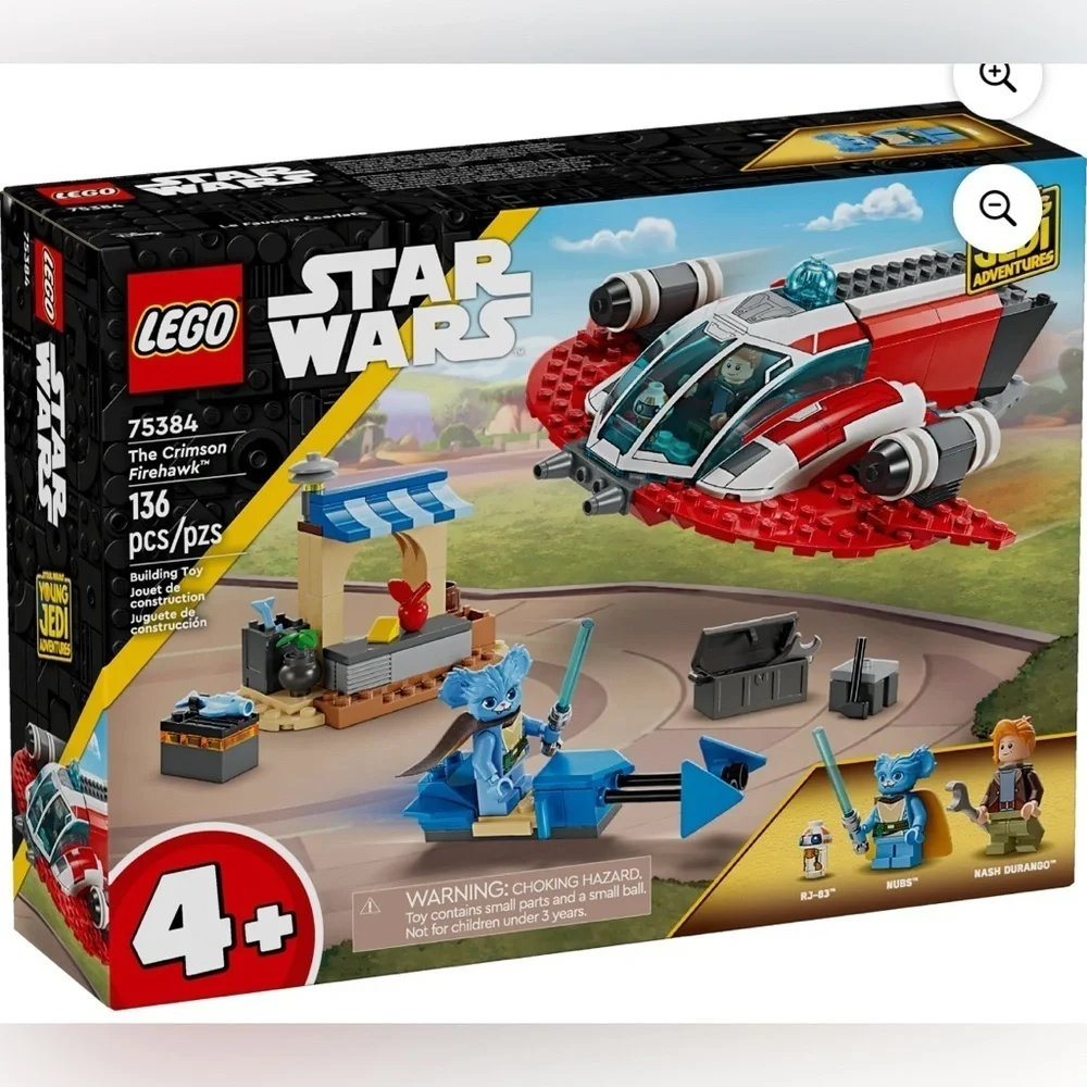 LEGO Star Wars: Young Jedi Adventures The Crimson Firehawk, Kids’ Starter Set